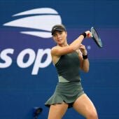 Paula Badosa durante los cuartos de final del US Open