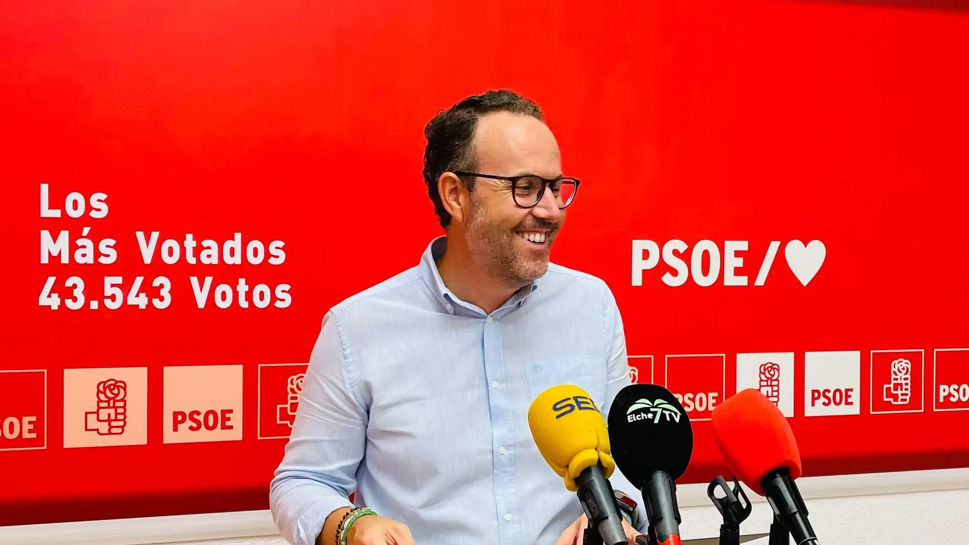 Héctor Díez, portavoz del PSOE en Elche. Héctor Díez, portavoz del PSOE en Elche.