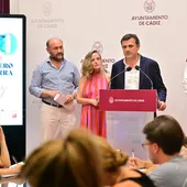 Bruno García en rueda de prensa Bruno García en rueda de prensa
