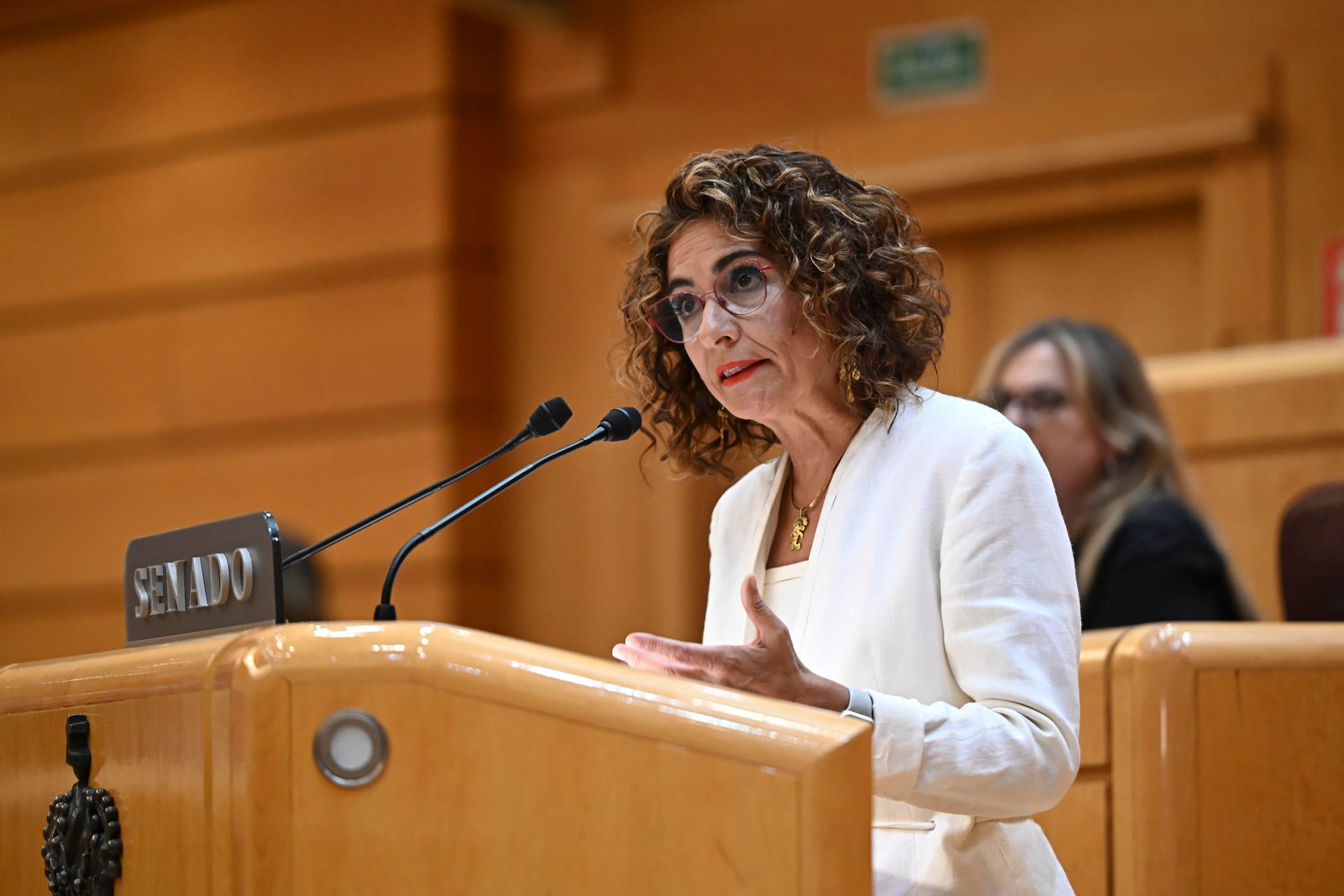 Montero defiende que la financiación singular de Cataluña es "solidaria" y acusa al PP: "No admiten la política valiente de Sánchez" Montero defiende que la financiación singular de Cataluña es "solidaria" y acusa al PP: "No admiten la política valiente de Sánchez"