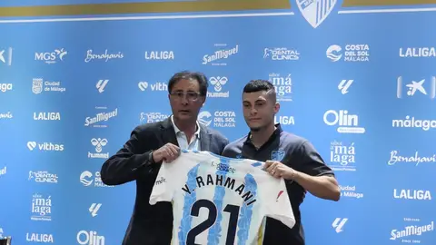 Presentación de Yanis Rahmani en el Málaga CF Presentación de Yanis Rahmani en el Málaga CF