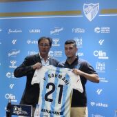 Presentación de Yanis Rahmani en el Málaga CF