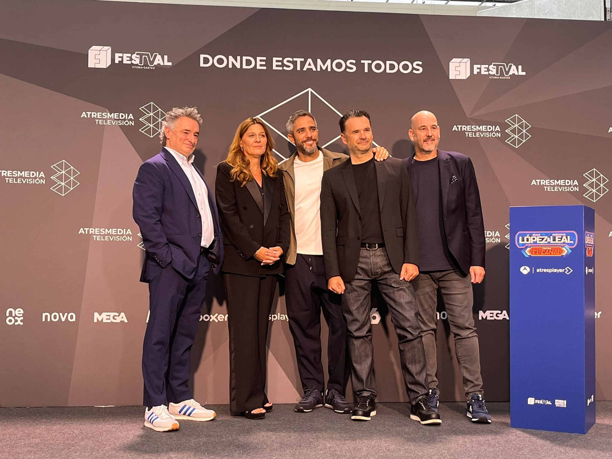 'López y Leal contra el canal', el gran estreno de Antena 3 se presenta en Vitoria 'López y Leal contra el canal', el gran estreno de Antena 3 se presenta en Vitoria
