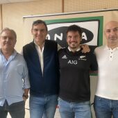 Especial Tariego de Cerrato, el alcalde Luis Ángel Marín, el arquitecto Álvaro Gutiérrez, Santiago Hidalgo (secretario), y Miguel Portillo (gerente de ADRI Cerrato Palentino).