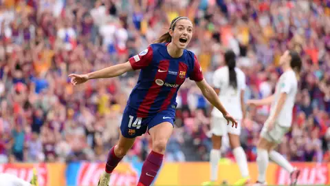 Aitana Bonmatí celebra un gol con el Barça Aitana Bonmatí celebra un gol con el Barça