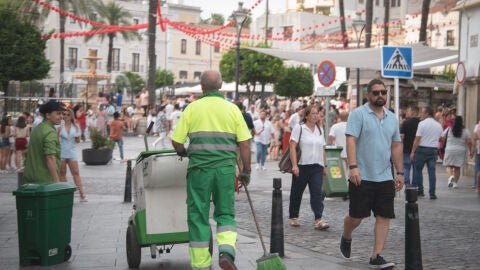 Limpieza en la Feria de M&eacute;rida