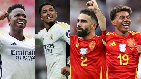 El Real Madrid y la selecci&oacute;n espa&ntilde;ola copan la lista de nominados para el Bal&oacute;n de Oro 2024