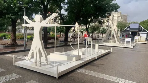 Una exposición sobre Leonardo Da Vinci invita en Huesca a observar y experimentar Una exposición sobre Leonardo Da Vinci invita en Huesca a observar y experimentar