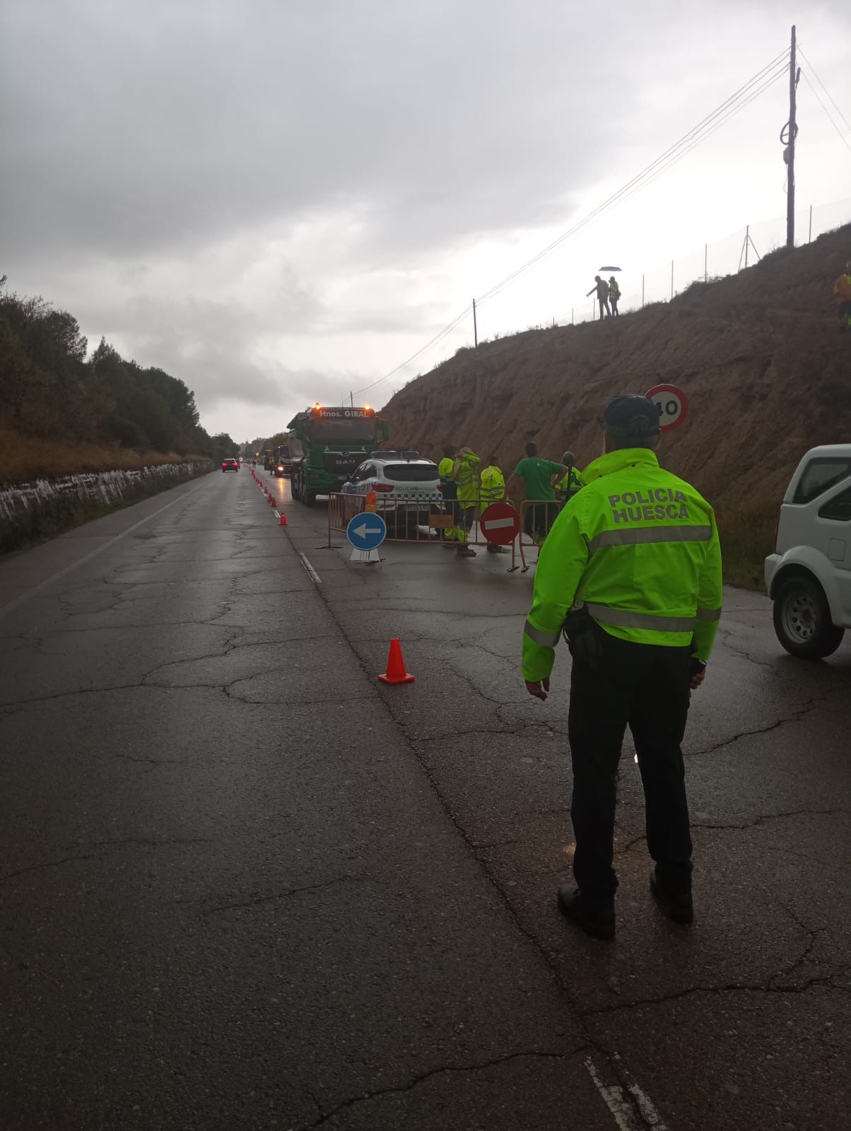 La N240 en Huesca seguirá cortada hasta el próximo martes La N240 en Huesca seguirá cortada hasta el próximo martes