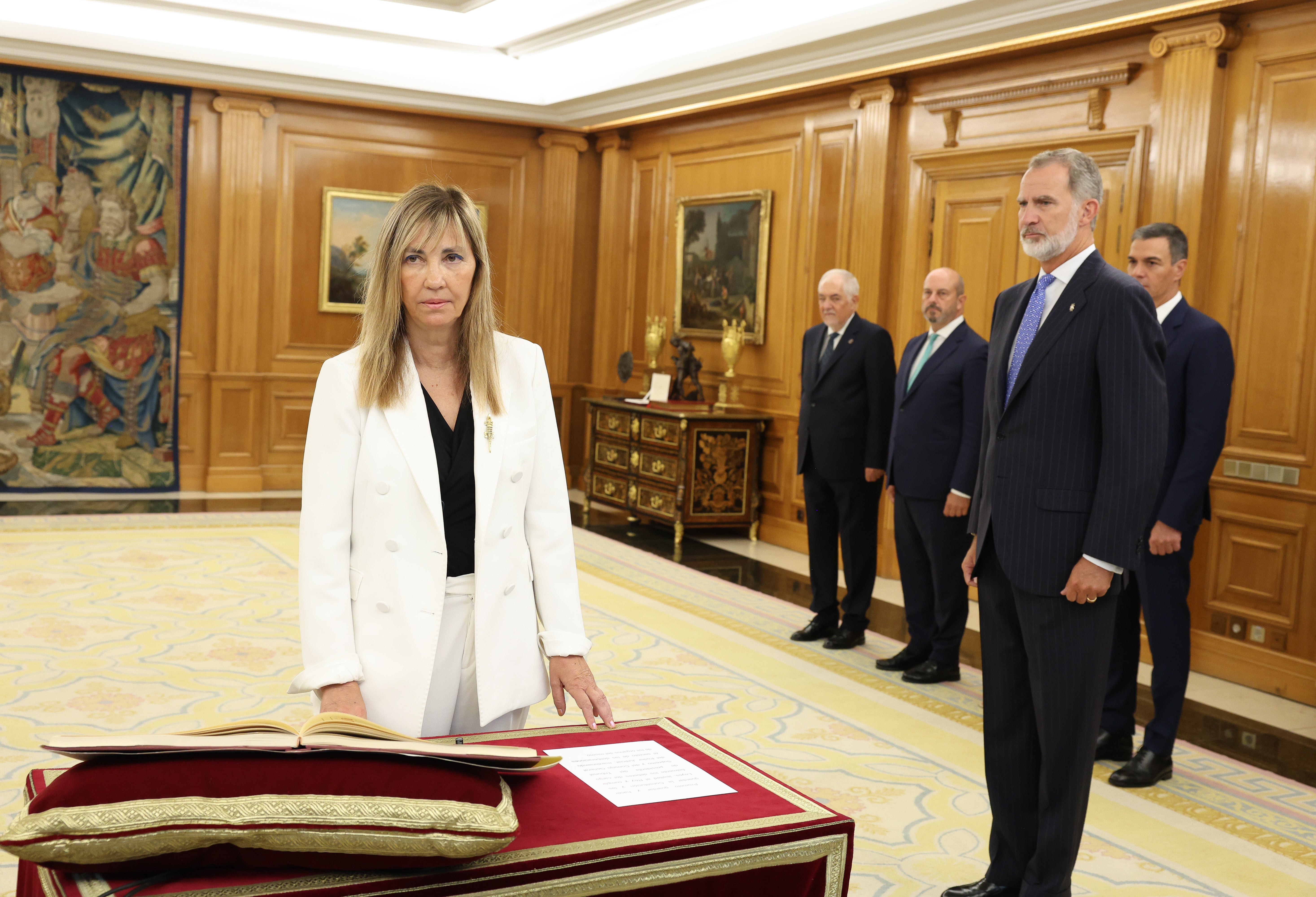 Isabel Perelló promete ante el Rey como nueva presidenta del Supremo y el CGPJ Isabel Perelló promete ante el Rey como nueva presidenta del Supremo y el CGPJ