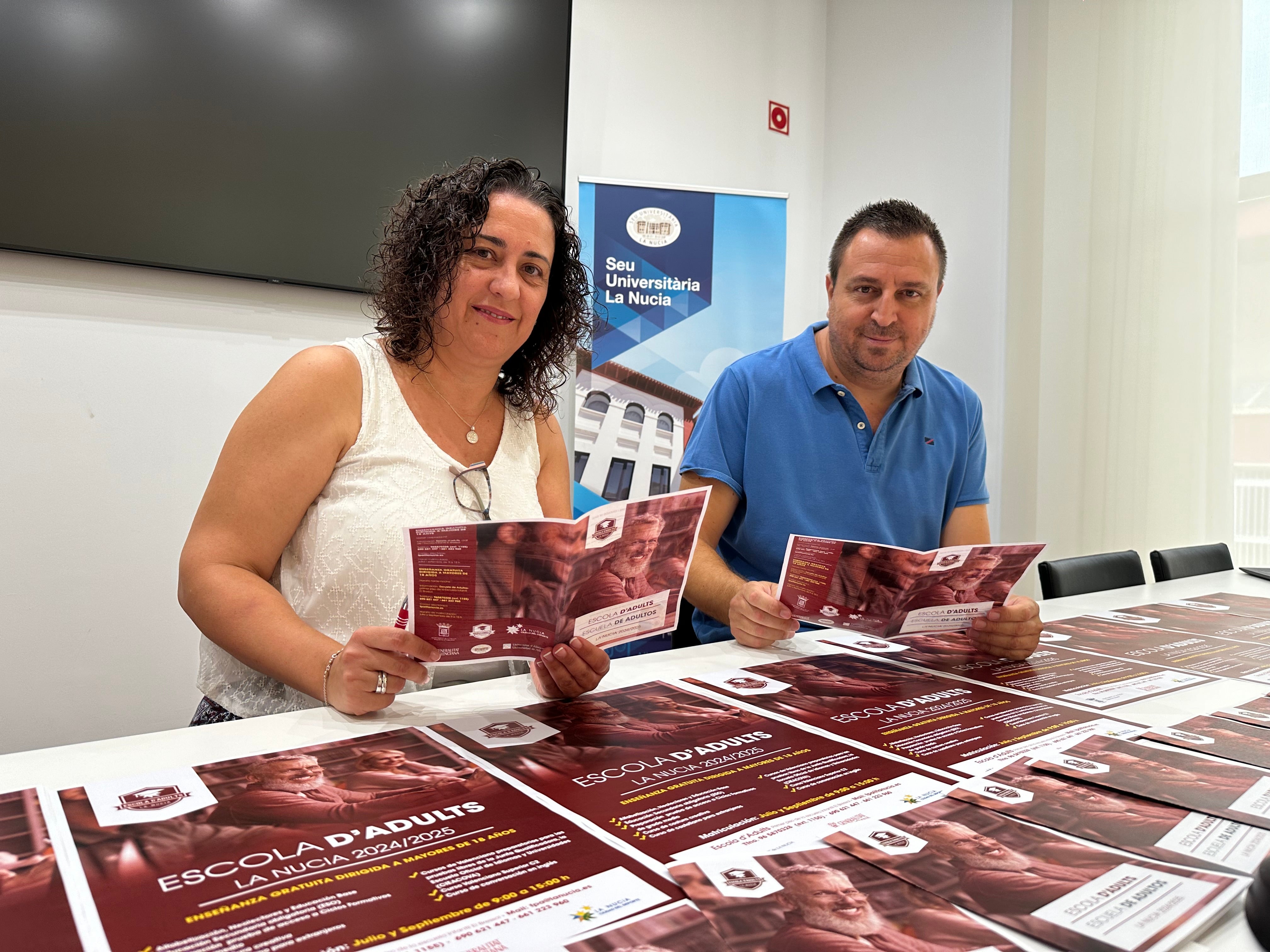 La Escuela de Adultos de La Nucía abre el periodo de inscripción para el curso 24-25 La Escuela de Adultos de La Nucía abre el periodo de inscripción para el curso 24-25