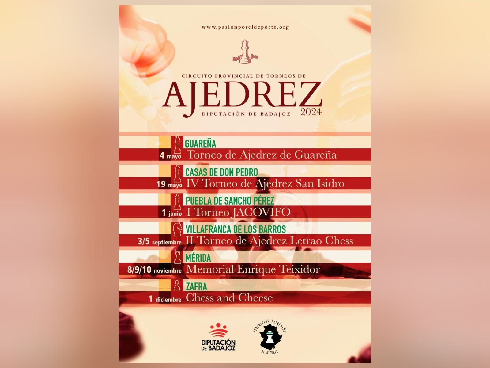 El II Torneo de Ajedrez ‘Letrao Chess’ se celebrará ese jueves en Villafranca de los Barros con 60 participantes extremeños El II Torneo de Ajedrez ‘Letrao Chess’ se celebrará ese jueves en Villafranca de los Barros con 60 participantes extremeños