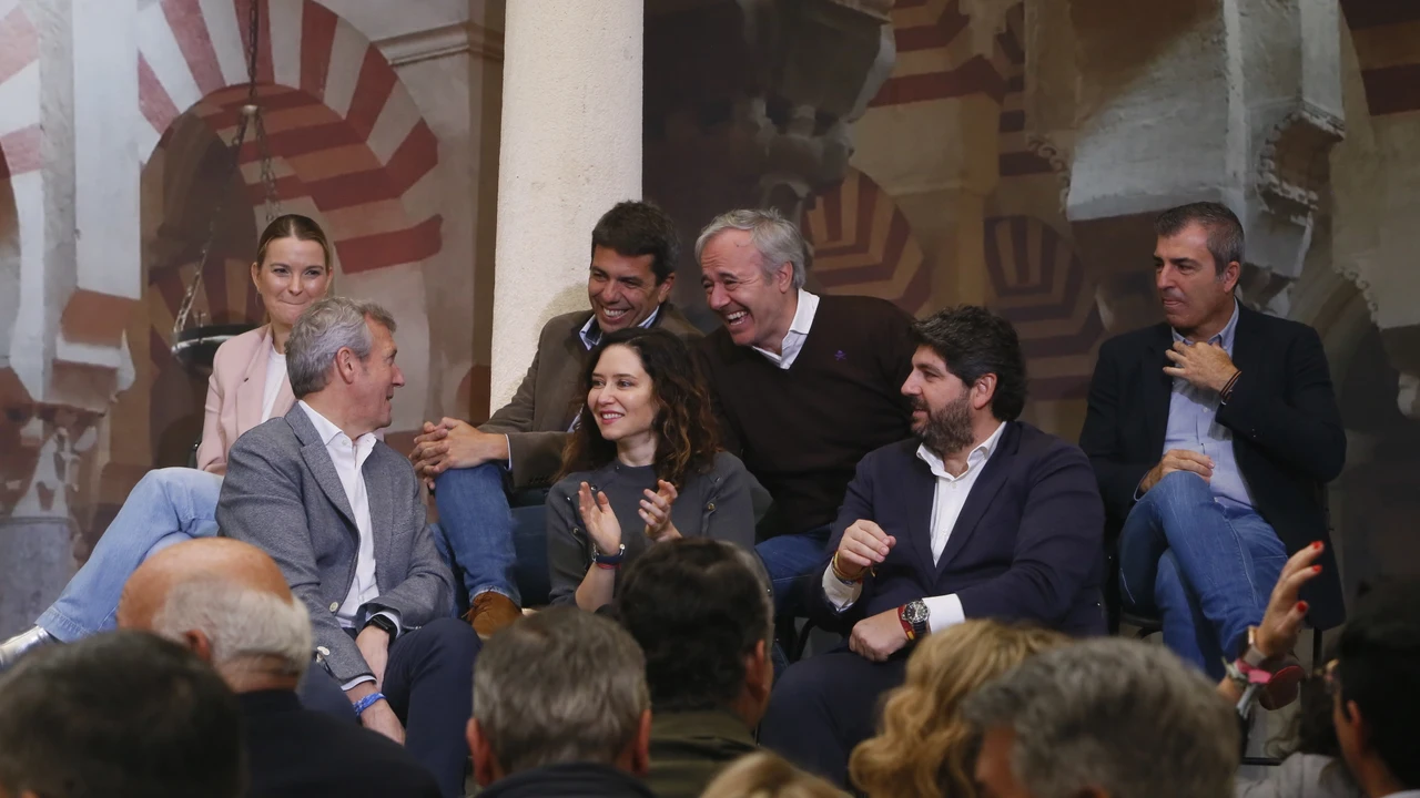 Imagen de archivo de algunos de los presidentes del PP