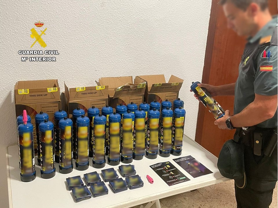 Respirar óxido nitroso: otra manera de 'colocarse' que también llega a Alicante Respirar óxido nitroso: otra manera de 'colocarse' que también llega a Alicante