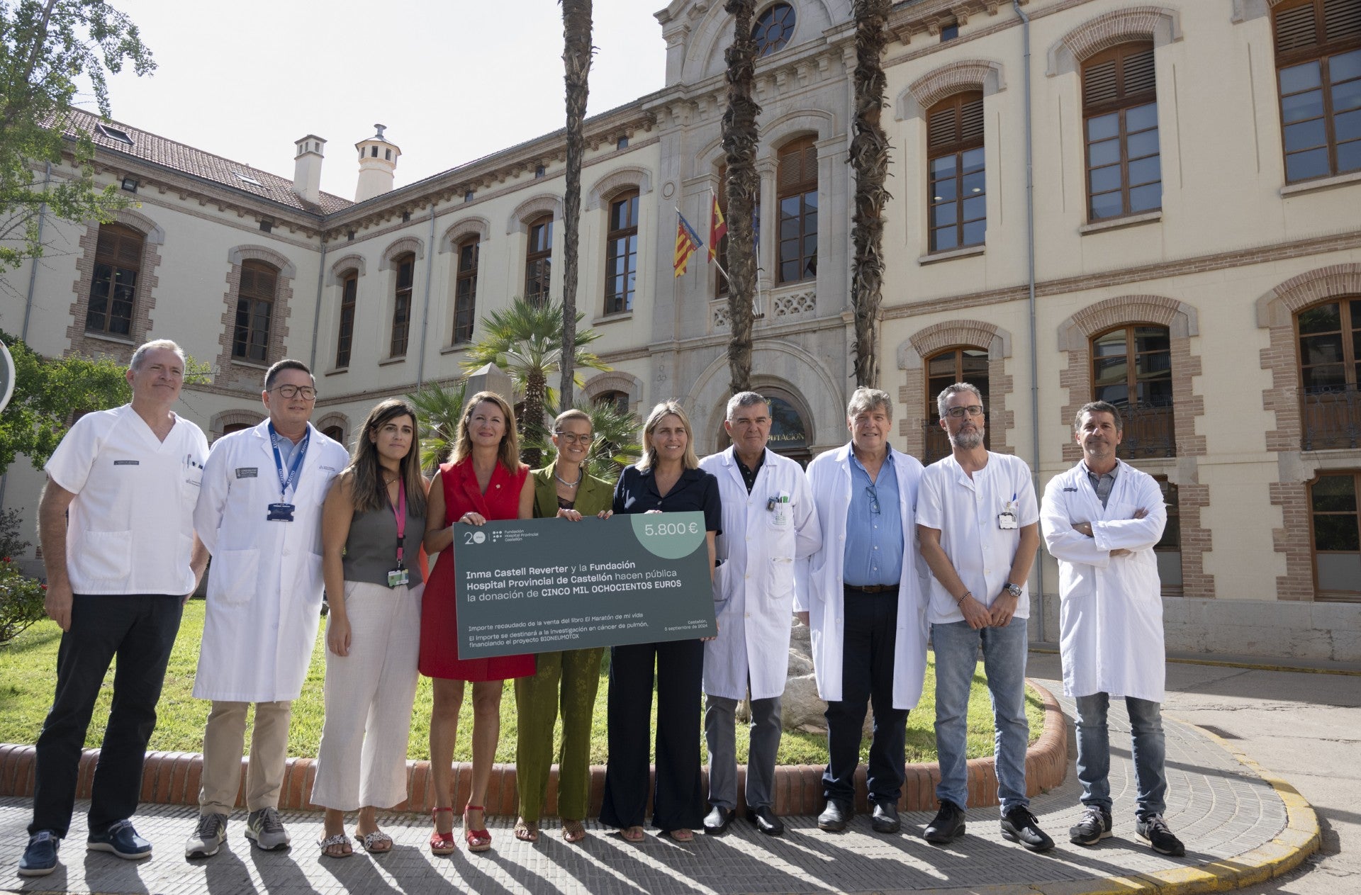 La castellonense Inma Castell dona la recaudación de su libro a la investigación en cáncer de pulmón La castellonense Inma Castell dona la recaudación de su libro a la investigación en cáncer de pulmón