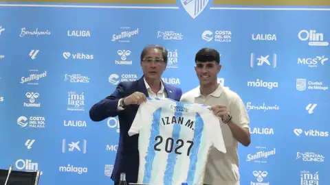 Izan Merino y Loren Juarros, Málaga CF Izan Merino y Loren Juarros, Málaga CF