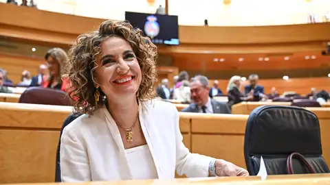 La ministra de Hacienda, María Jesús Montero, en el Senado La ministra de Hacienda, María Jesús Montero, en el Senado