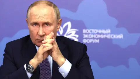 Imagen: Vyacheslav Prokofyev / Kremlin Putin se pregunta qué pasaría con Europa si los rusos atacaran centrales nucleares como Zelenski en Kursk