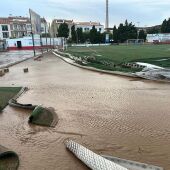 Imagen del paso de la DANA por el municipal de Sant Martí.