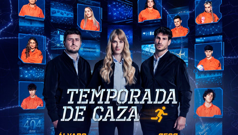 'Temporada de caza', huida de influencers en tiempo real 'Temporada de caza', huida de influencers en tiempo real