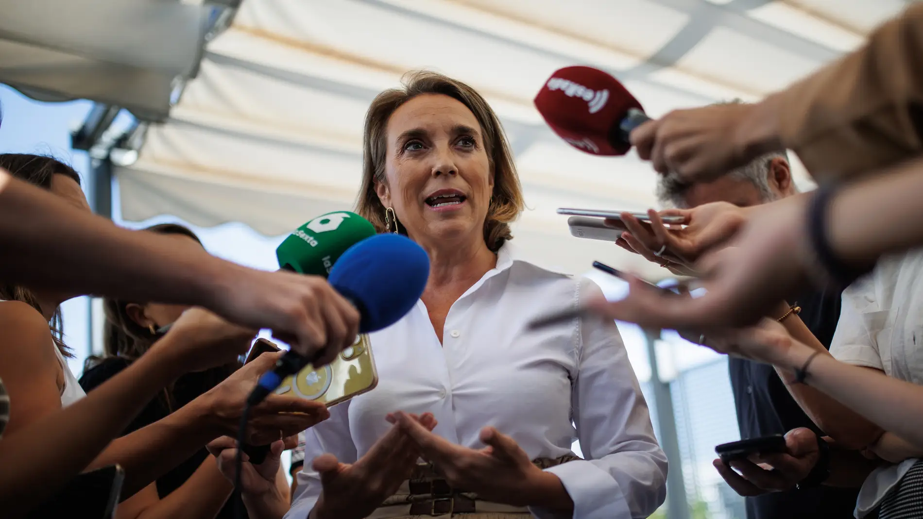 La secretaria general del PP, Cuca Gamarra La secretaria general del PP, Cuca Gamarra