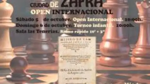 El XXXIII Torneo de Ajedrez ‘Ciudad de Zafra’ repartirá más de 4.000 euros en premios del 5 al 6 de octubre El XXXIII Torneo de Ajedrez ‘Ciudad de Zafra’ repartirá más de 4.000 euros en premios del 5 al 6 de octubre