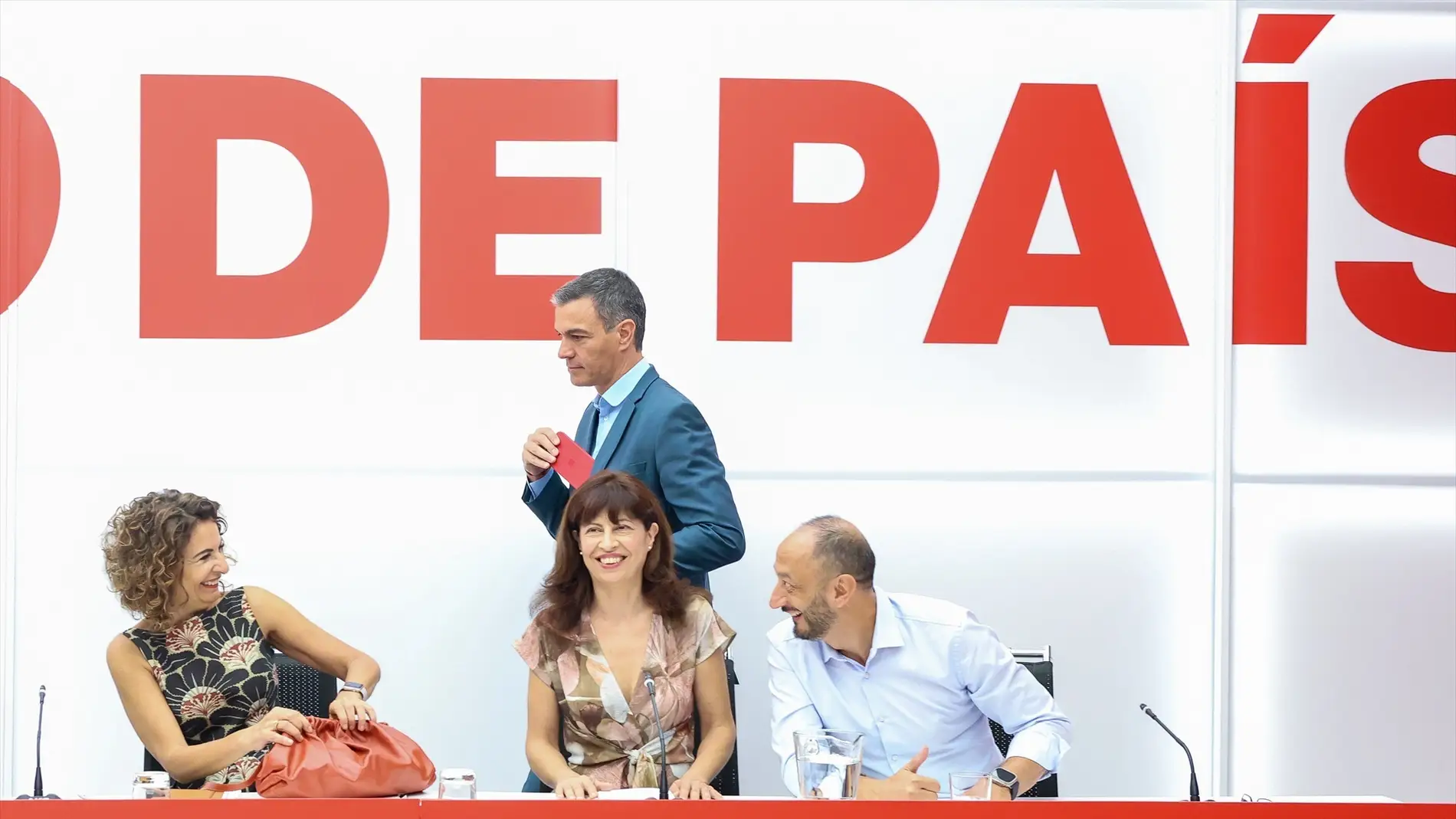 Pedro Sánchez en la última reunión de la Ejecutiva Federal del PSOE Pedro Sánchez en la última reunión de la Ejecutiva Federal del PSOE