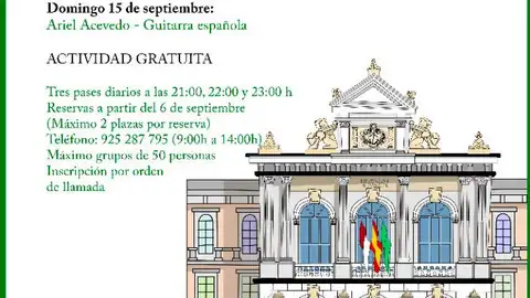 Diputación colabora con visitas teatralizadas en la Noche del Patrimonio el próximo 14 de septiembre Diputación colabora con visitas teatralizadas en la Noche del Patrimonio el próximo 14 de septiembre