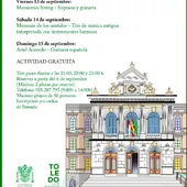 Diputación colabora con visitas teatralizadas en la Noche del Patrimonio el próximo 14 de septiembre Diputación colabora con visitas teatralizadas en la Noche del Patrimonio el próximo 14 de septiembre