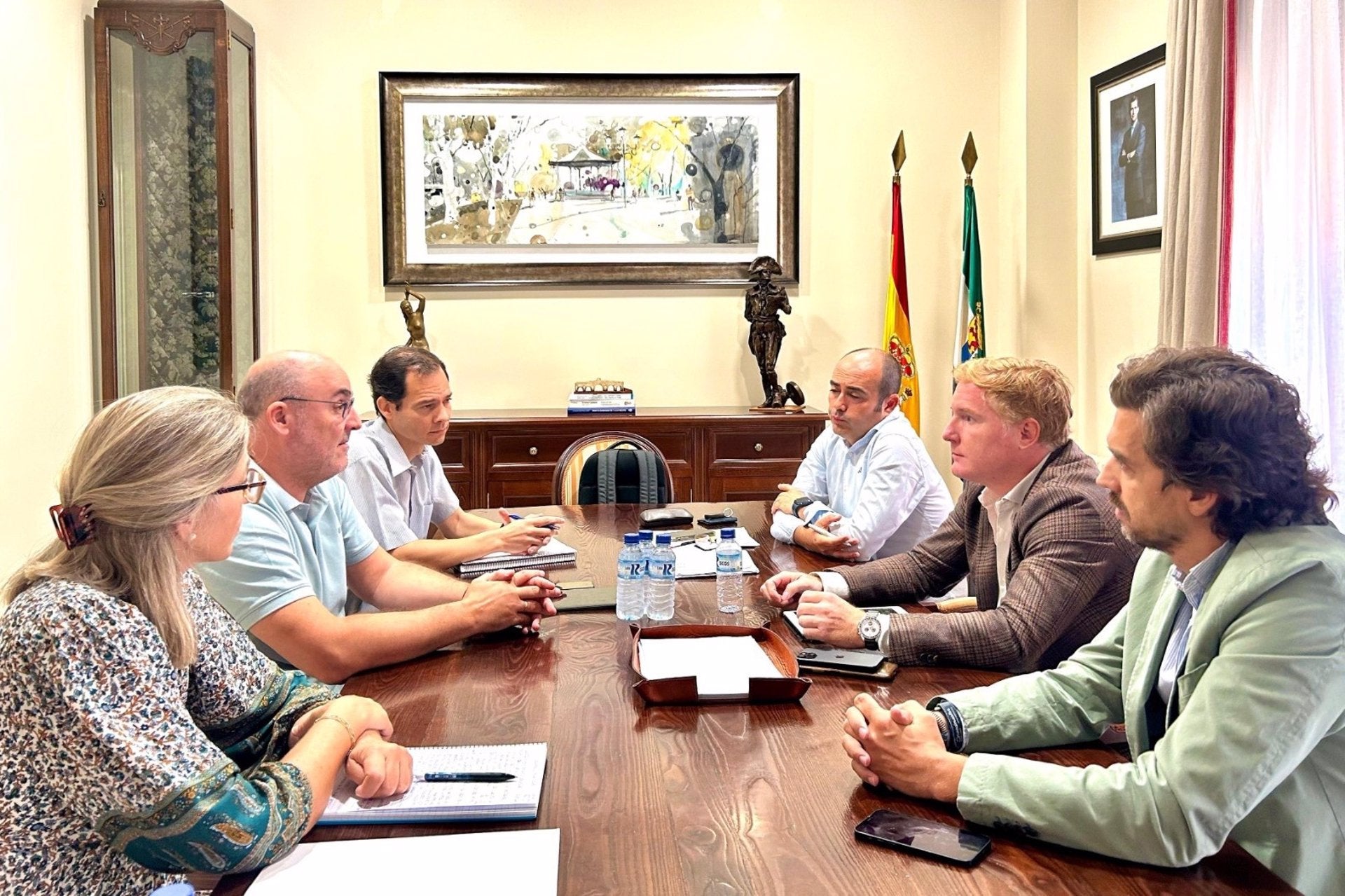 Ayuntamiento de Badajoz y Junta de Extremadura se reúnen para mejorar las infraestructuras eléctricas de las pedanías de Badajoz Ayuntamiento de Badajoz y Junta de Extremadura se reúnen para mejorar las infraestructuras eléctricas de las pedanías de Badajoz