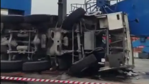 Accidente mortal en el Musel (Gijón) Accidente mortal en el Musel (Gijón)