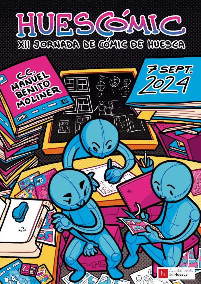 Huescómic llega con humor y en femenino Huescómic llega con humor y en femenino
