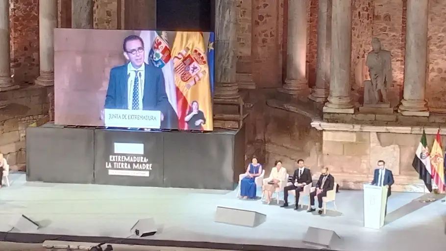 Diego Doncel, discurso medallas de Extremadura Diego Doncel, discurso medallas de Extremadura
