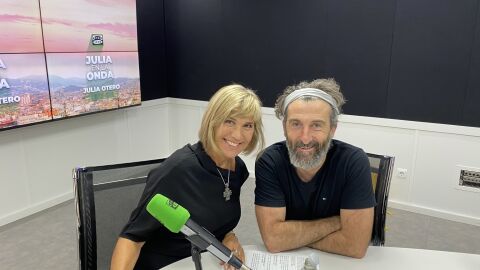 Julia Otero con Luis Zahera 