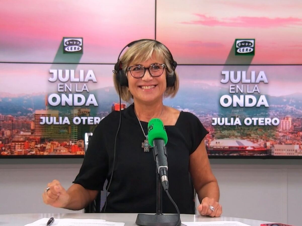 Julia Otero en el estreno de la etapa de fin de semana