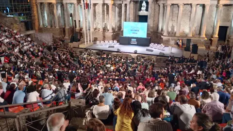 Teatro Romano de Mérida, acto medallas 2024 Teatro Romano de Mérida, acto medallas 2024