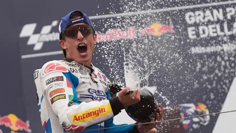 Marc Márquez, tras una victoria Marc Márquez, tras una victoria