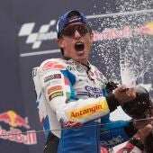 Marc Márquez, tras una victoria