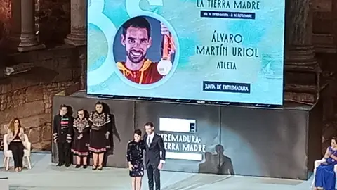 Álvaro Martín, Medalla de Extremadura 2024 Álvaro Martín, Medalla de Extremadura 2024
