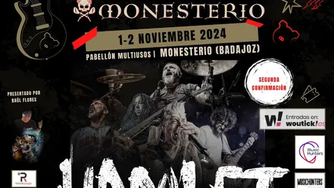 Hamlet, Stingers o Desterrados se darán cita en el II Monesterio Rock Fest el 1 y 2 de noviembre Hamlet, Stingers o Desterrados se darán cita en el II Monesterio Rock Fest el 1 y 2 de noviembre