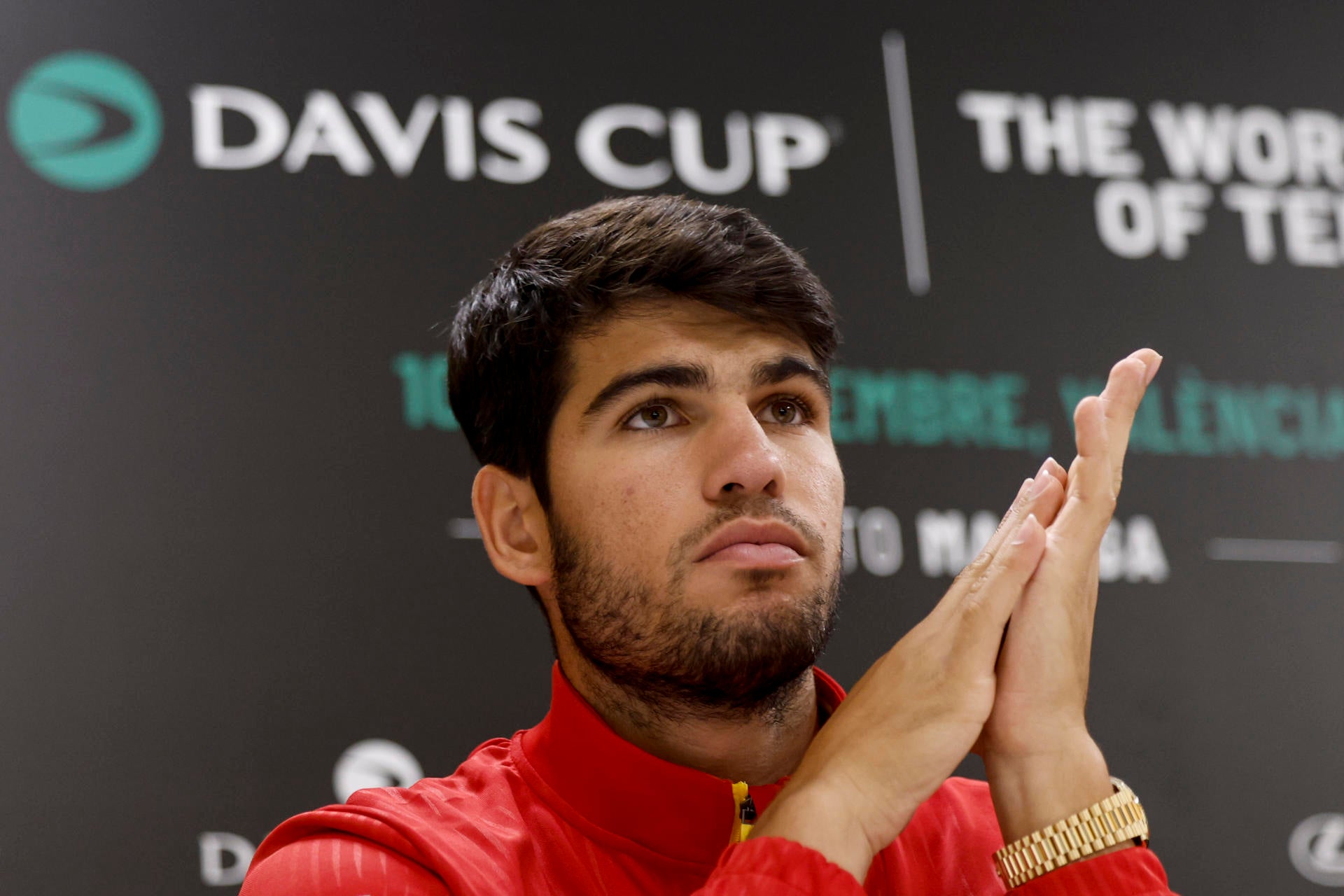 Alcaraz: "Ahora mismo me siento bien y motivado para jugar la Davis" Alcaraz: "Ahora mismo me siento bien y motivado para jugar la Davis"