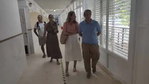 Instantes de una de las visitas Instantes de una de las visitas