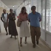 Instantes de una de las visitas Instantes de una de las visitas