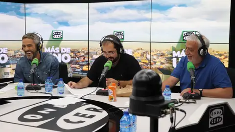 Roberto Leal, Borja Fernández Sedano y Leo Harlem en 'Más de uno' Roberto Leal, Borja Fernández Sedano y Leo Harlem en 'Más de uno'