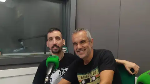 Rafa Gutiérrez y Diego González en los estudios de Onda Cero Gijón Rafa Gutiérrez y Diego González en los estudios de Onda Cero Gijón