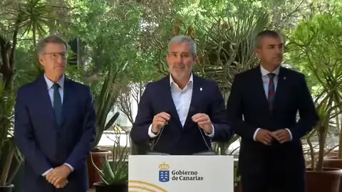 Fernando Clavijo y Feijóo se reunen en Canarias Fernando Clavijo y Feijóo se reunen en Canarias