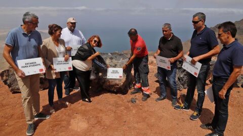 &Iacute;nstalaci&oacute;n elementos disuasorios Barranco de Las Nieves