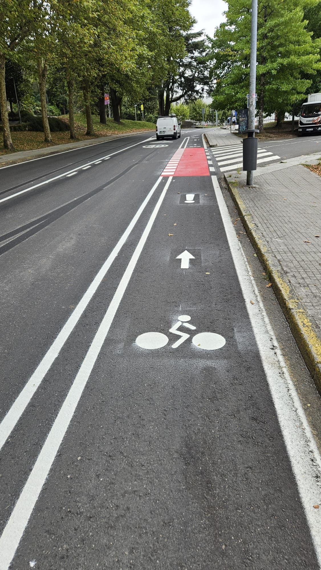 Santiago suma 2 kilómetros de nuevos carriles bici en la avenida Xoan XXIII y O Burgo das Nacións Santiago suma 2 kilómetros de nuevos carriles bici en la avenida Xoan XXIII y O Burgo das Nacións