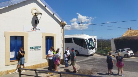 La interrupción del servicio ferroviario TRAM desde Altea a Calpe se suplirá con autobús durante las obras