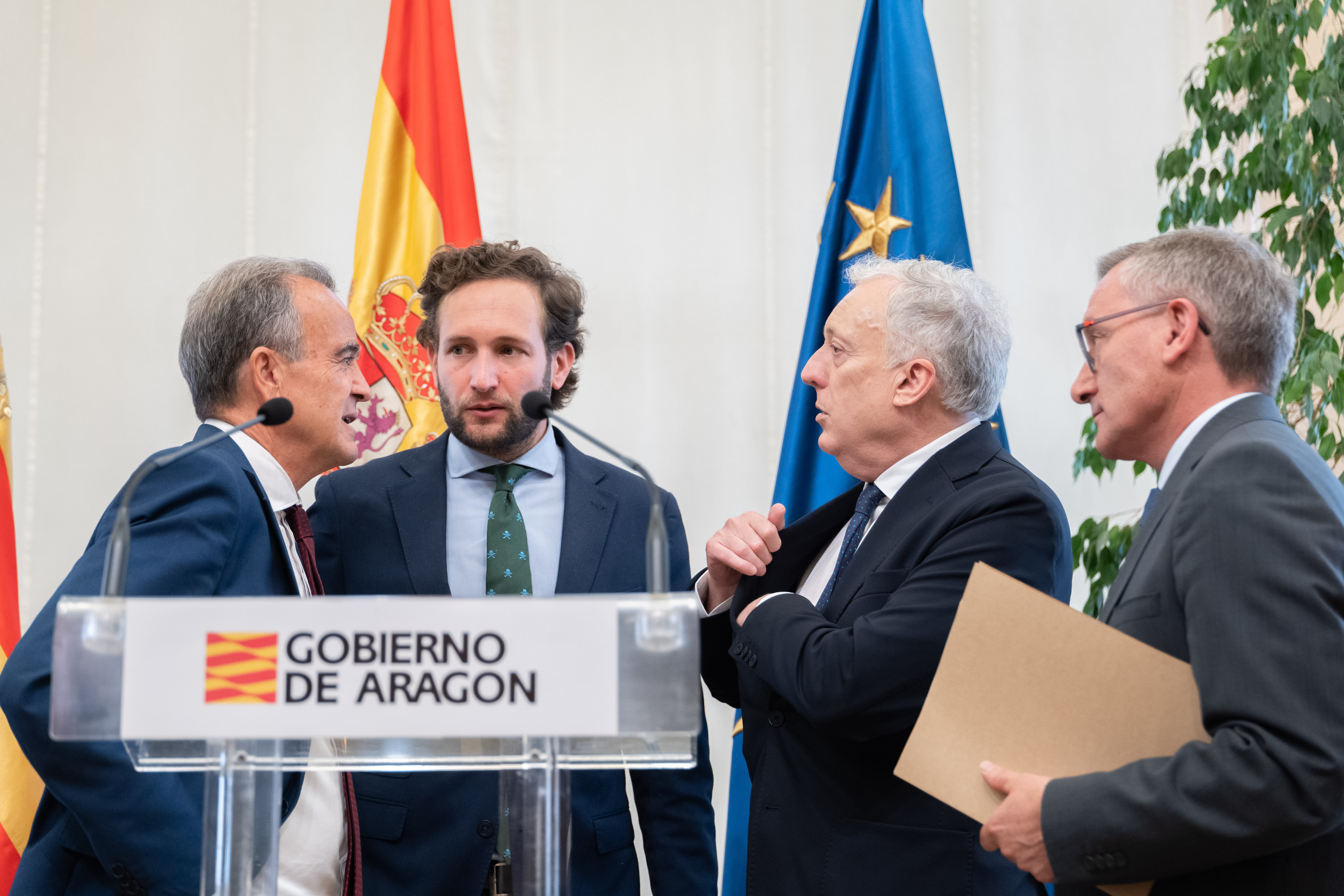 Gobierno de Aragón y diputaciones suman fuerzas para multiplicar resultados contra la despoblación Gobierno de Aragón y diputaciones suman fuerzas para multiplicar resultados contra la despoblación